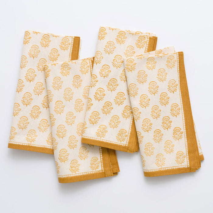 Anika Ochre Napkin - Set of 4