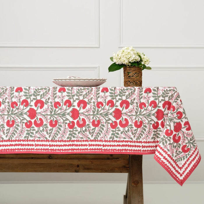 Cactus Flower Red/Pink Tablecloth