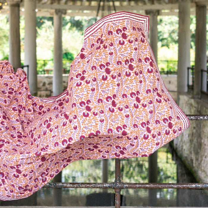 Cactus Flower Mauve & Lavender Tablecloth
