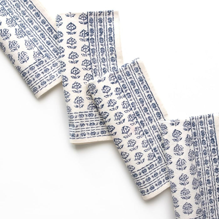 Elise Blue Napkins - Set of 4