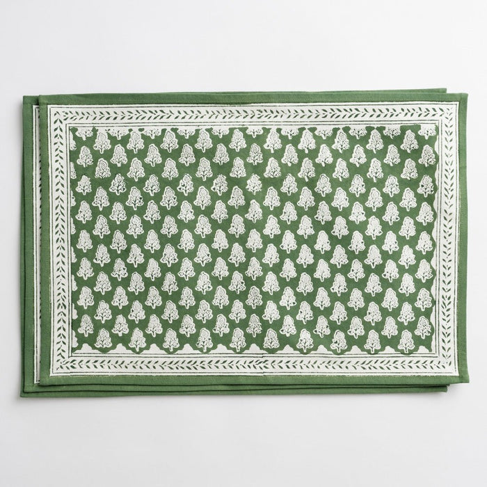 Pom Buti Green Placemat - Set of 4