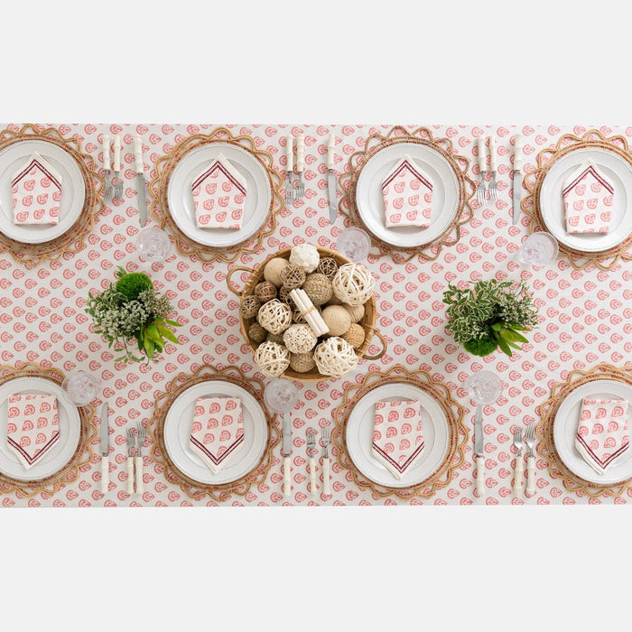 Carnation Blush Tablecloth