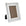 Picture frame in white lacquer bobbin on white background