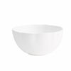 White ceramic bowl on a white background