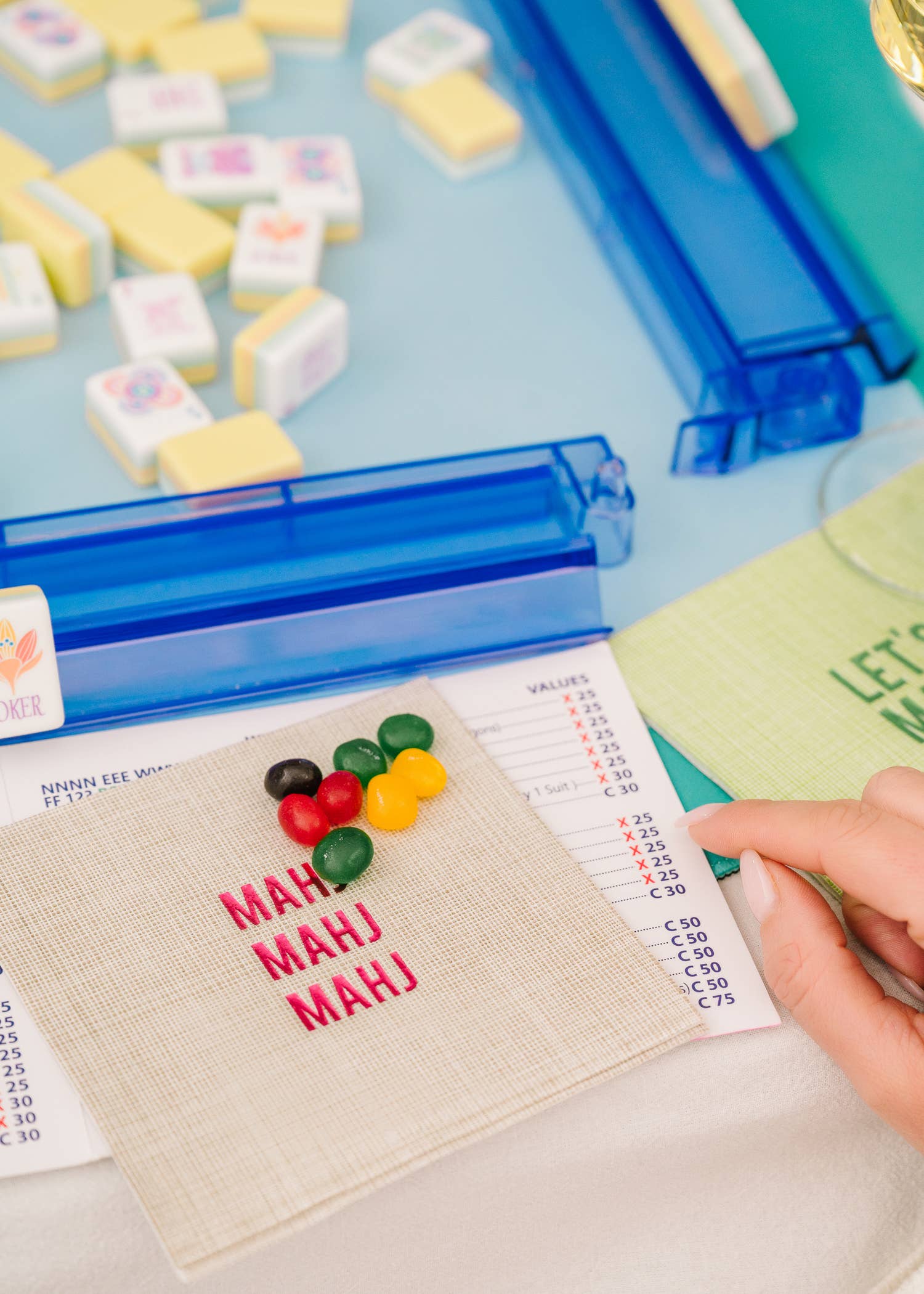 Mahjong Cocktail Napkins