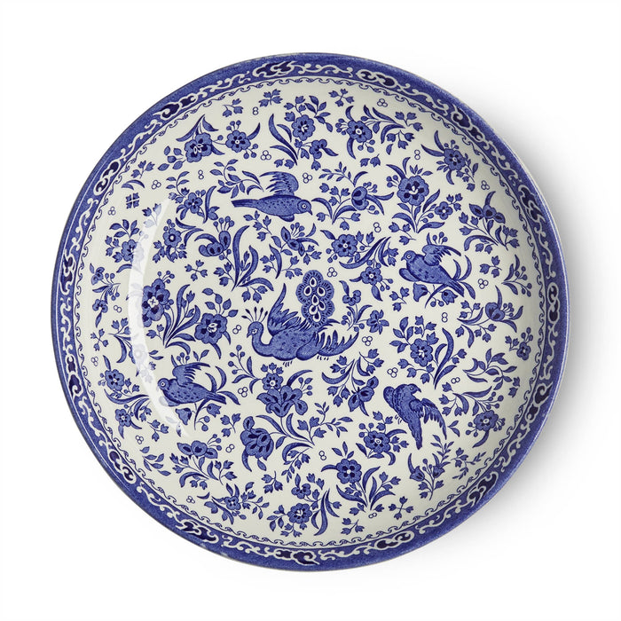 Blue Regal Peacock Pasta Bowl