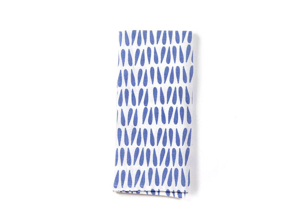 Iris Blue Drop Large Hand Towel