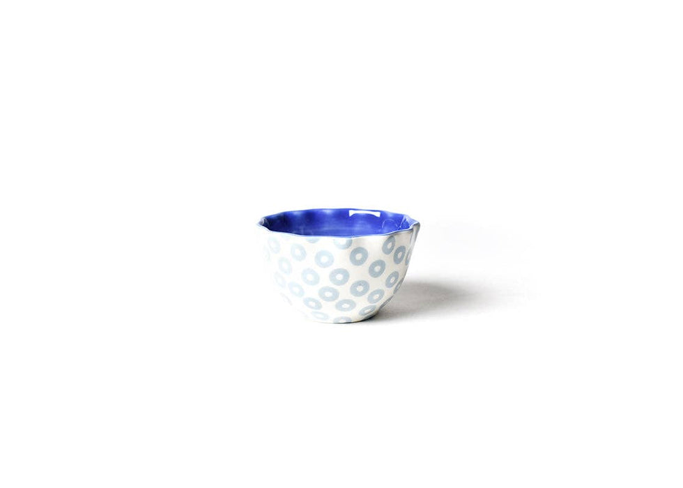 Iris Blue Pip Ruffle Bowl