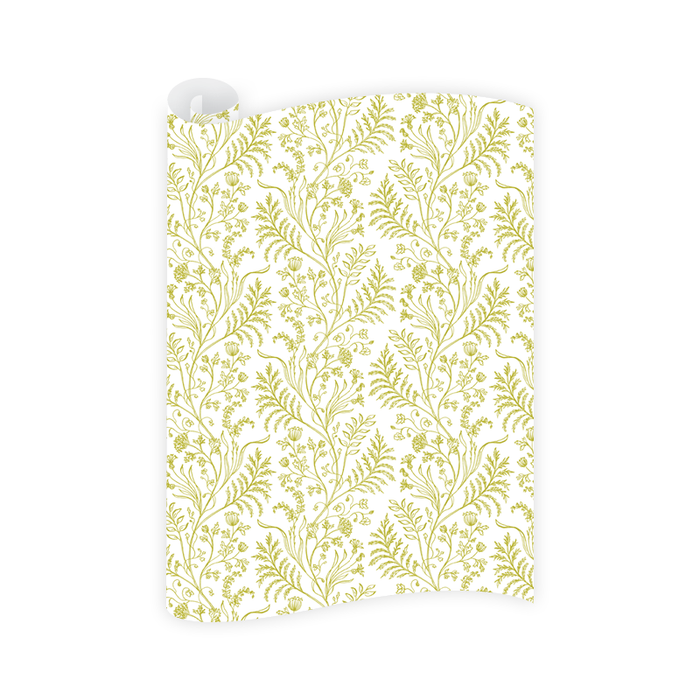 Fern Chartreuse Wrapping Paper Roll