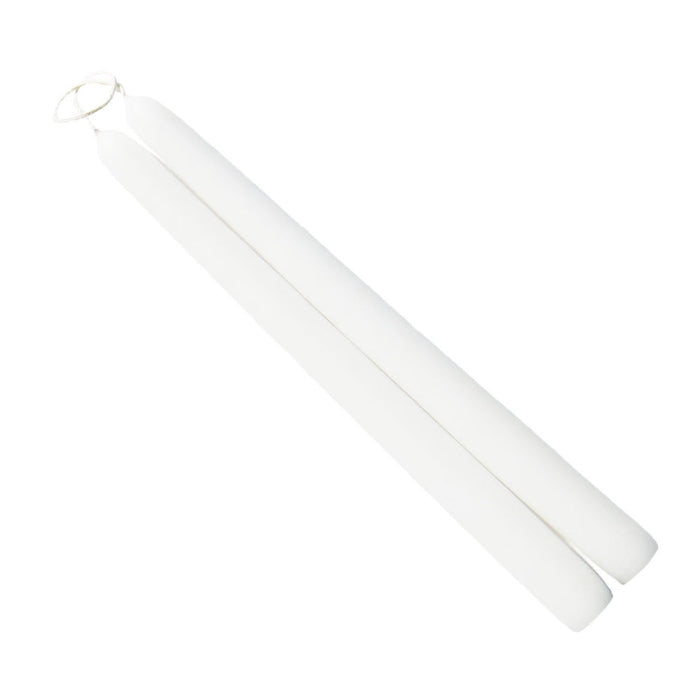 10" Taper Candles - Stark White