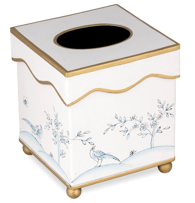  Chinoiserie Tissue Box Holder