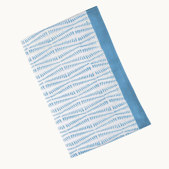 Kate Blue Striped Tablecloth - 70" x 120"