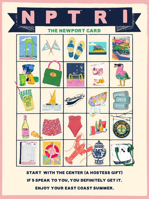 The Newport Card  - 30" x 40"