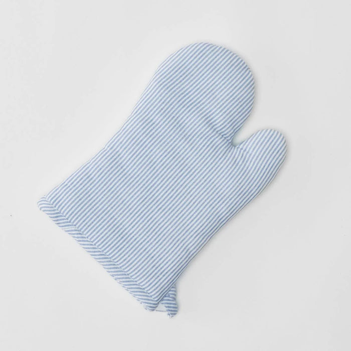 Striped Oven Mitts
