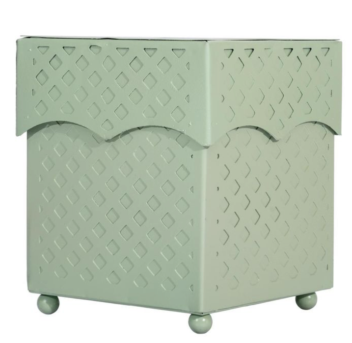 Celadon Lattice Tissue Holder