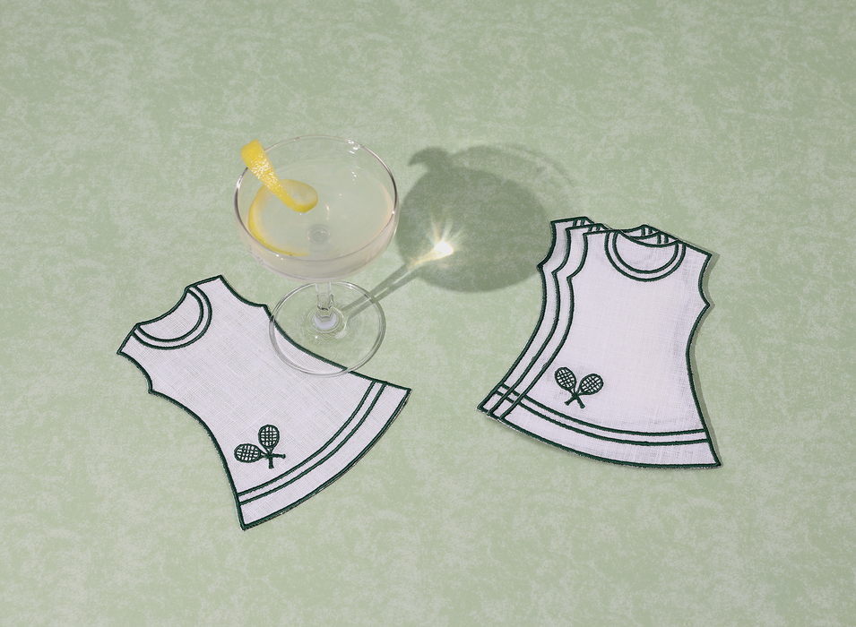 Tennis Dress Cocktail Napkins - Set of 4