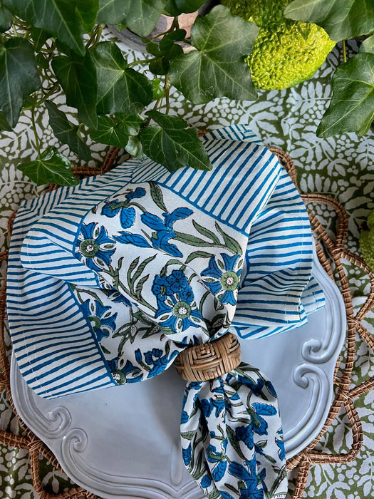 Pinwheel Napkins in Bluebird- Set of 4