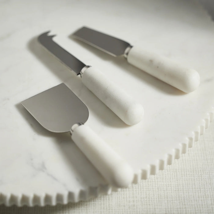 Marble Cheese Knives - Set of 3