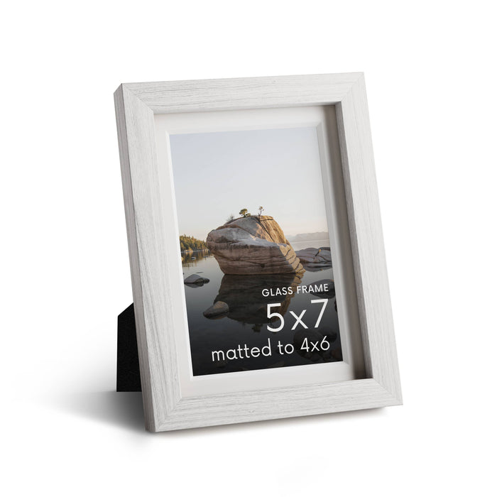 White Oak Frame with Glass: 8x10