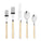 Vanilla - Italian Made Flatware 5 piece set