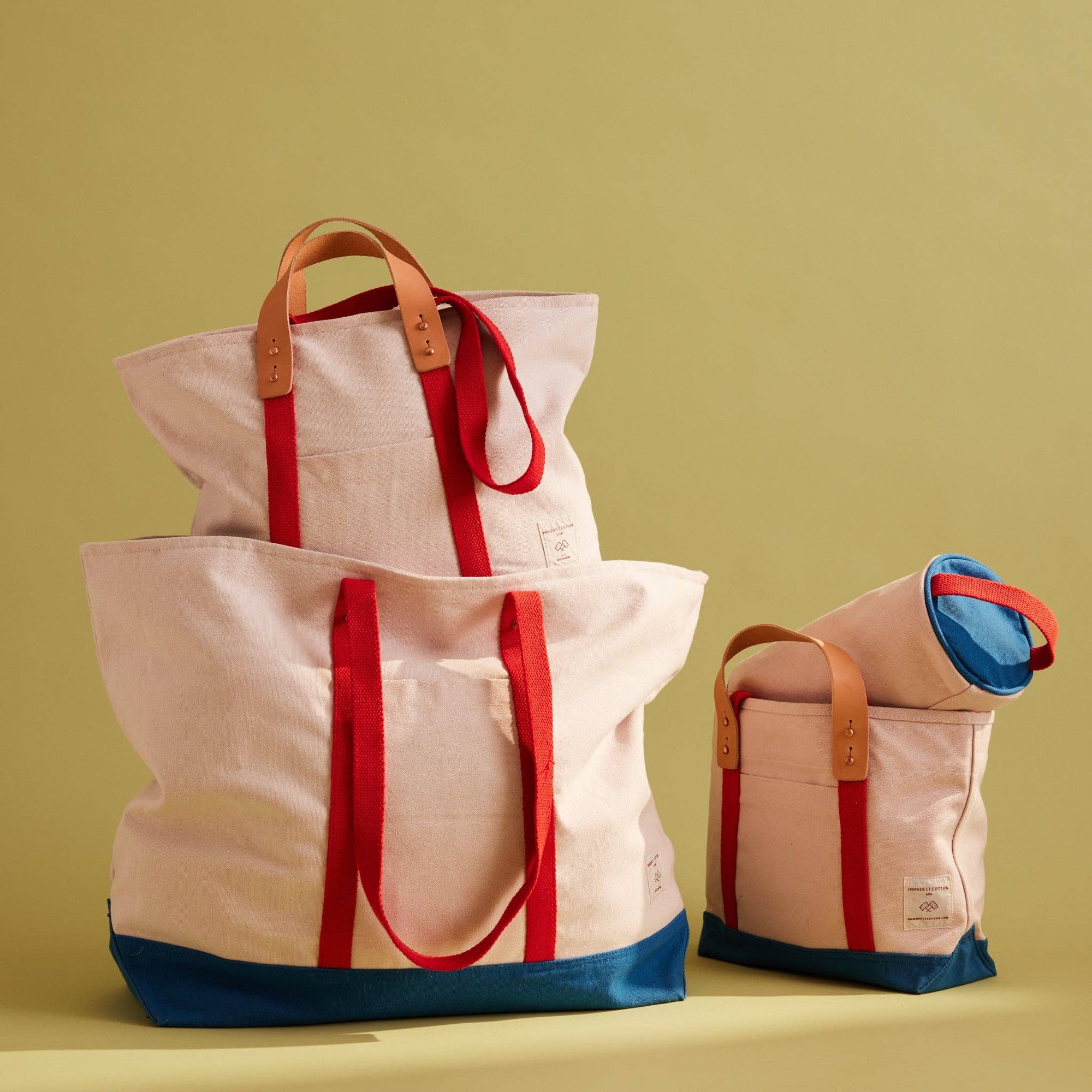 Small Zipper Tote | Sky