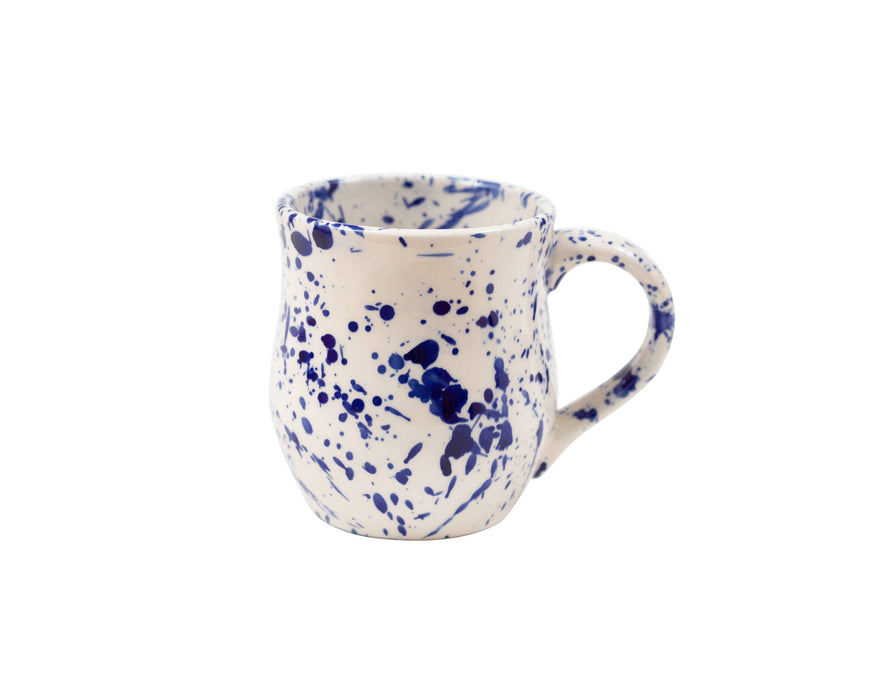 Blue Splatter Ceramic Mug
