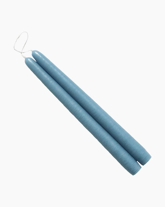 Dusty Blue Taper Candles