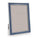 Silver Trim Denim Blue Enamel Frame
