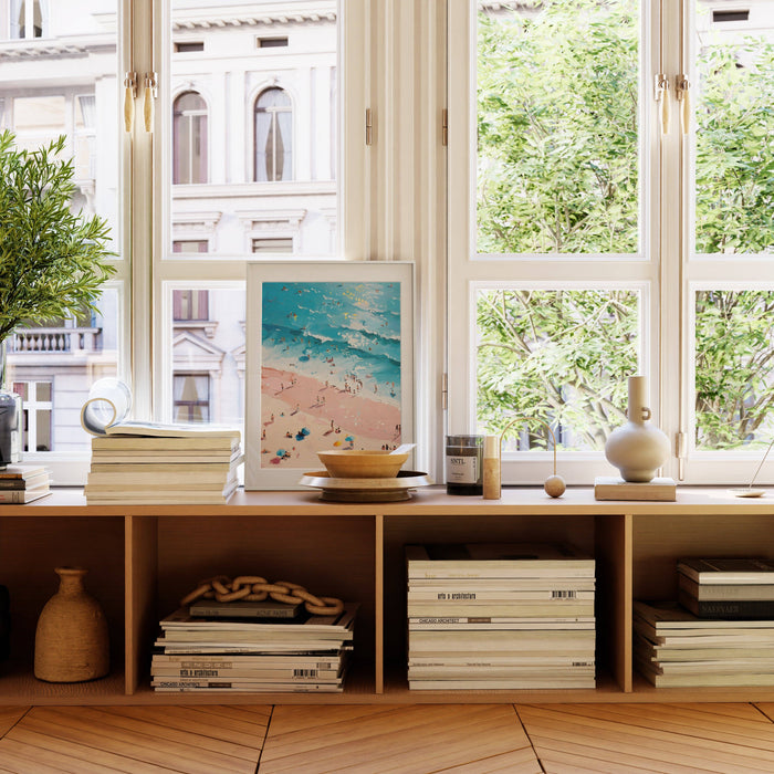 Beach People 2: 12" x 16"