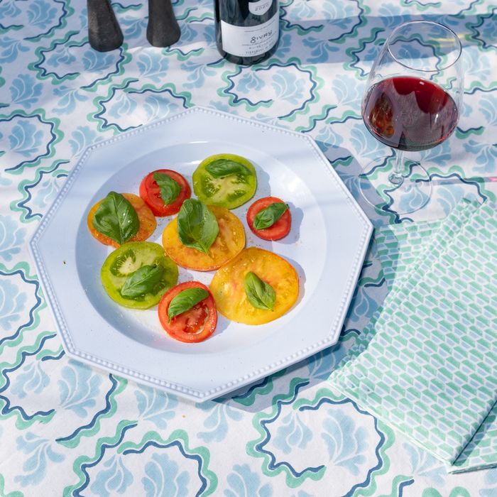Lucie Tablecloth, Turquoise: Small