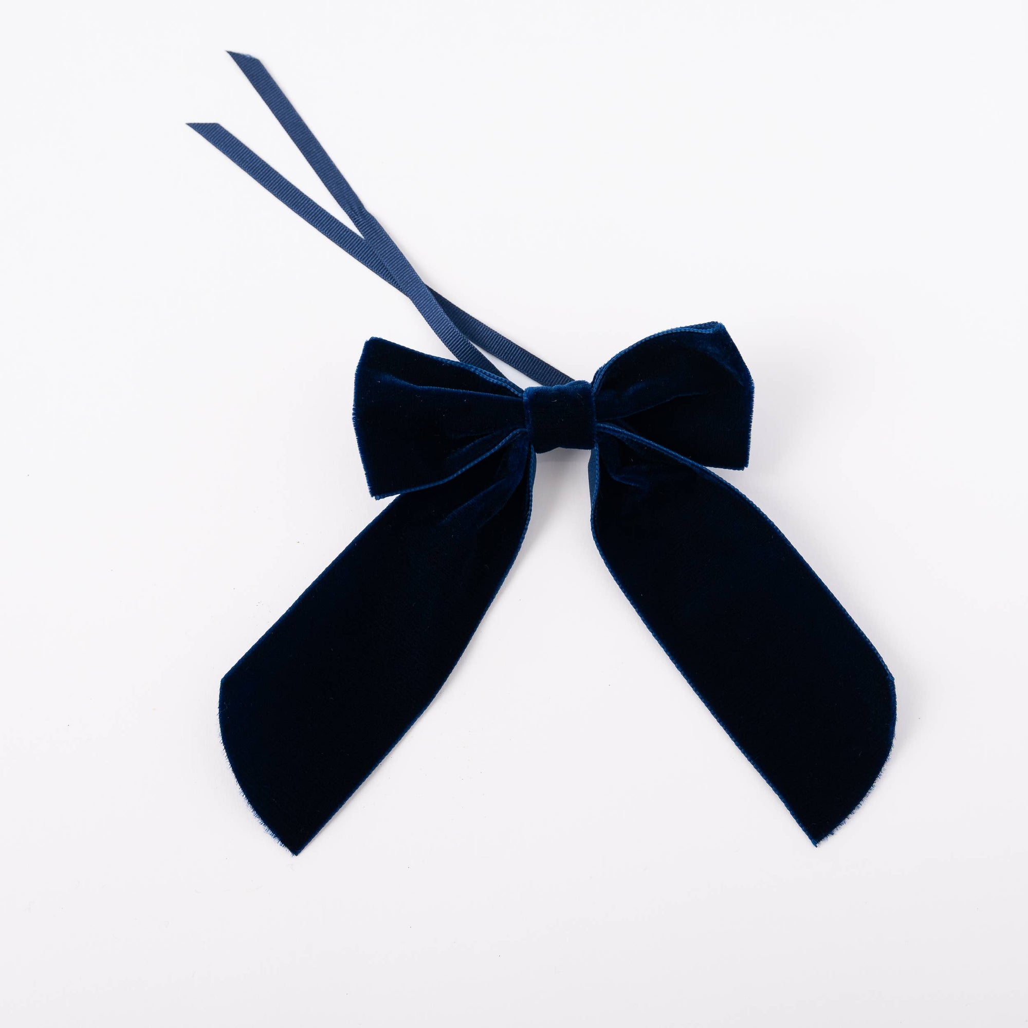 Velvet Napkin Bow  – Navy