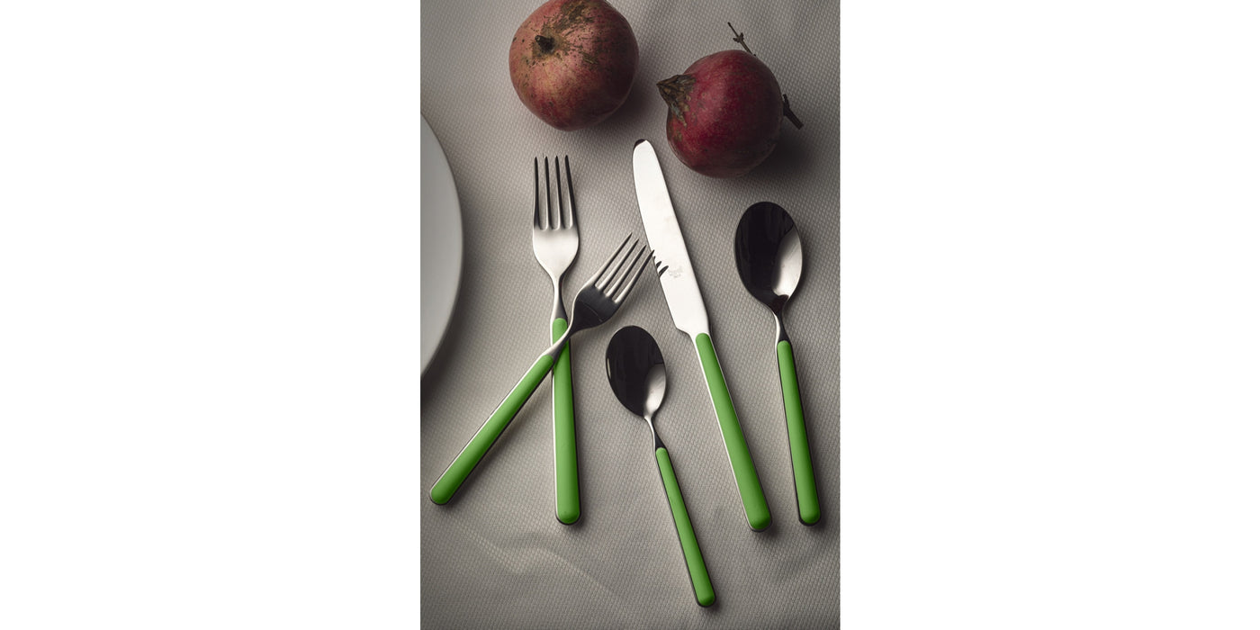 Apple Green - Italian Made Flatware 5 piece set