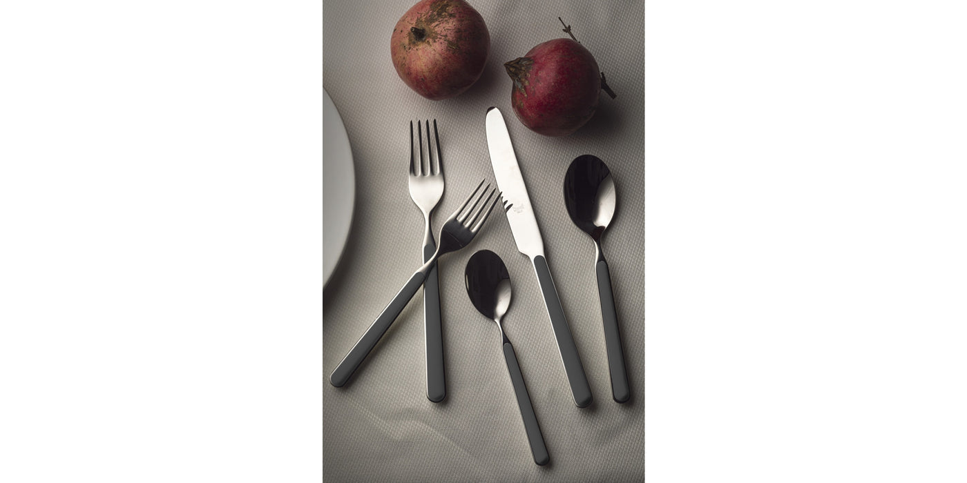 Grey - Italian Made Flatware 5 piece set