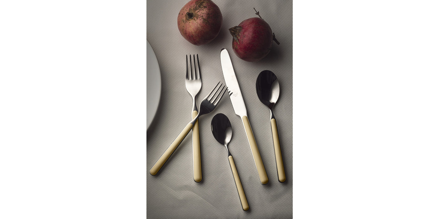 Vanilla - Italian Made Flatware 5 piece set