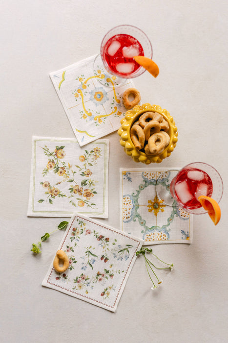 Zia Cocktail Napkins - Set of 4
