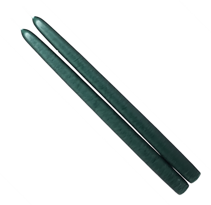 10" Taper Candles - Emerald Green