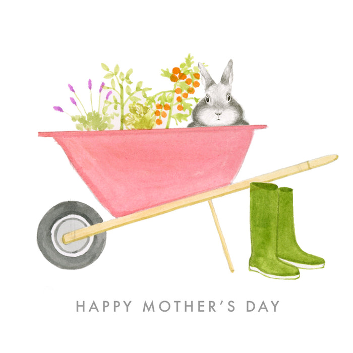 Bunny in a Wheelbarrow