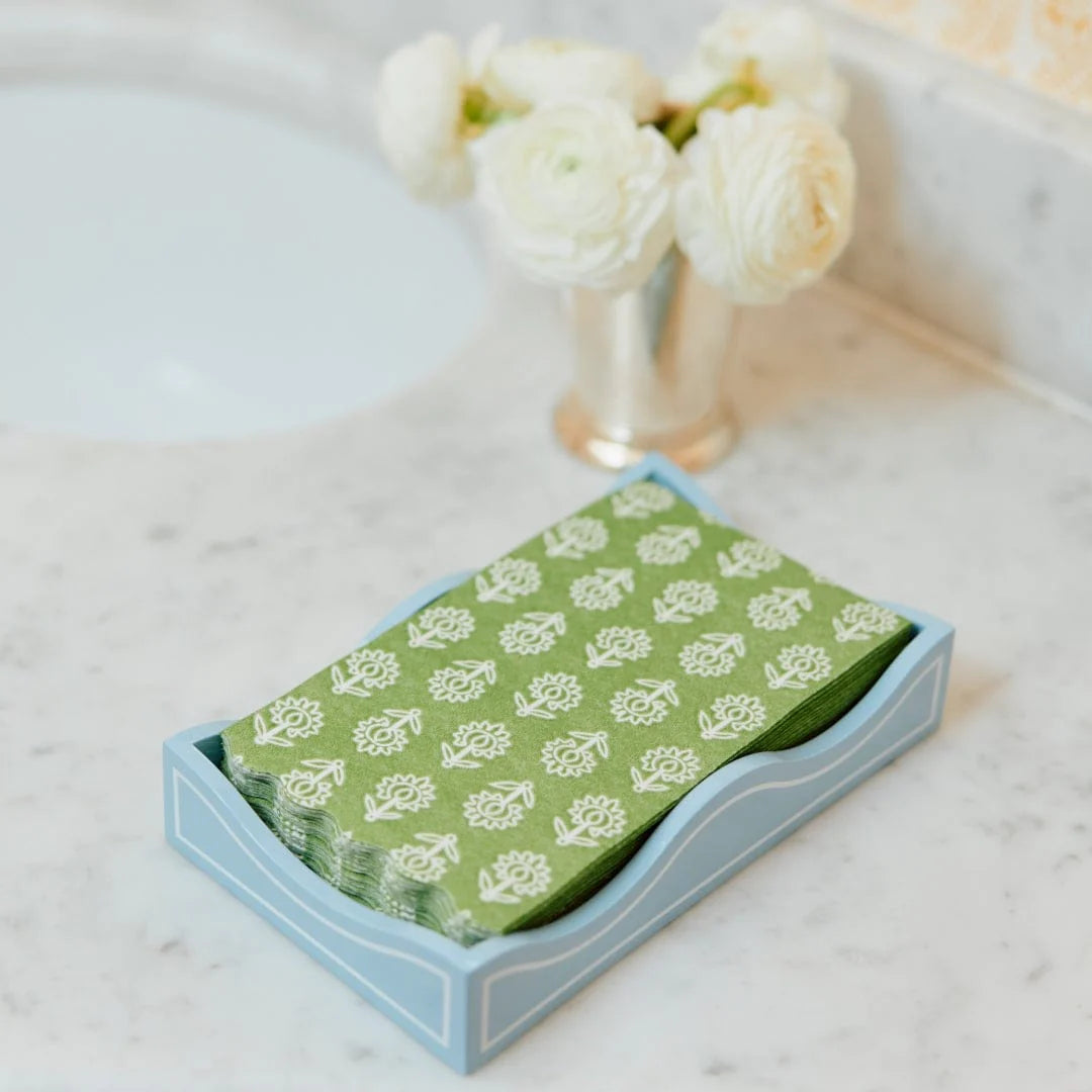 Green Tullie Paper Guest Towels (25 pieces)