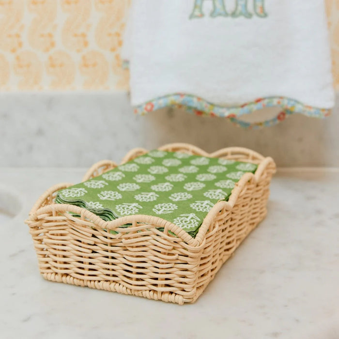 Green Tullie Paper Guest Towels (25 pieces)