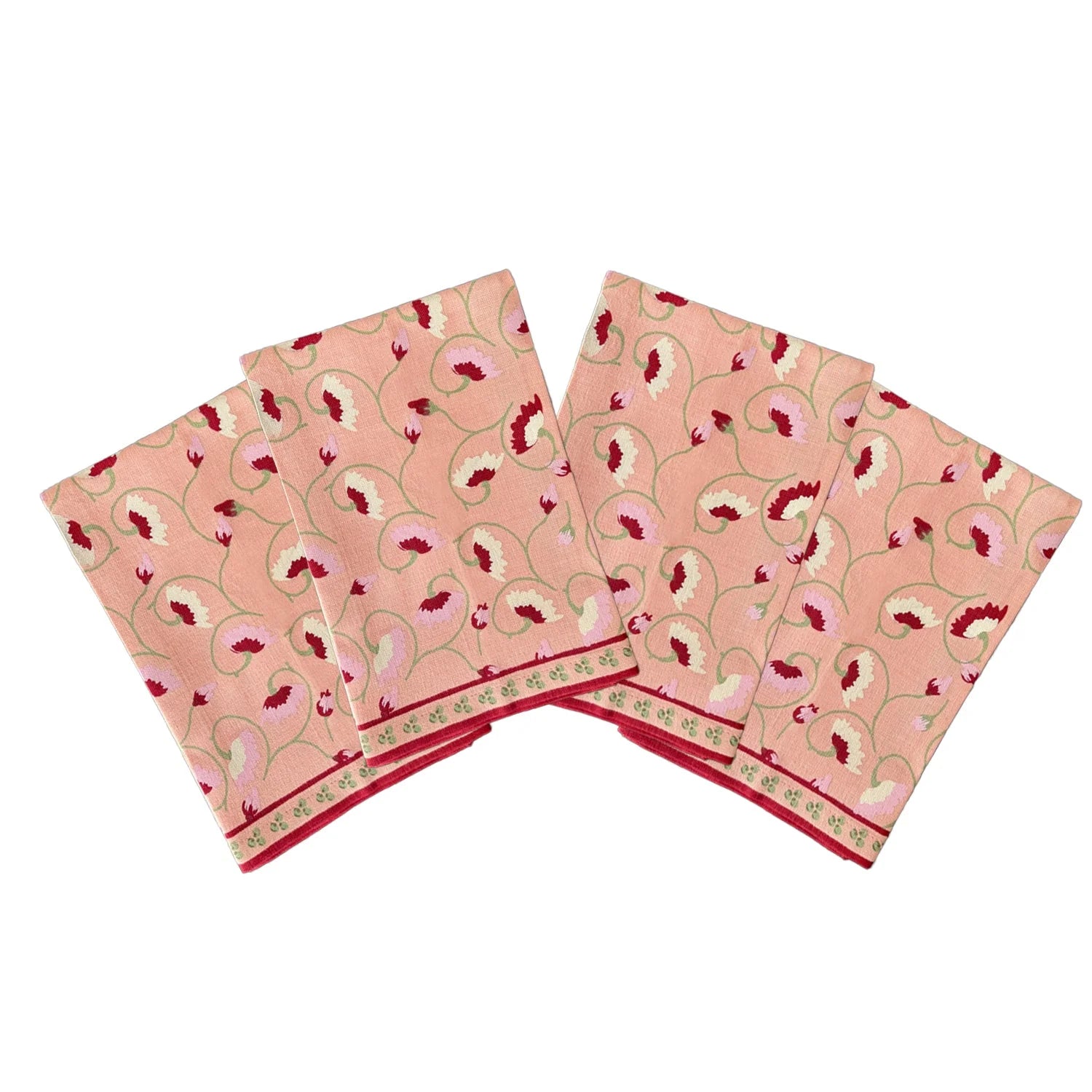 Dark Pink La Leccia Napkins - Set of 4