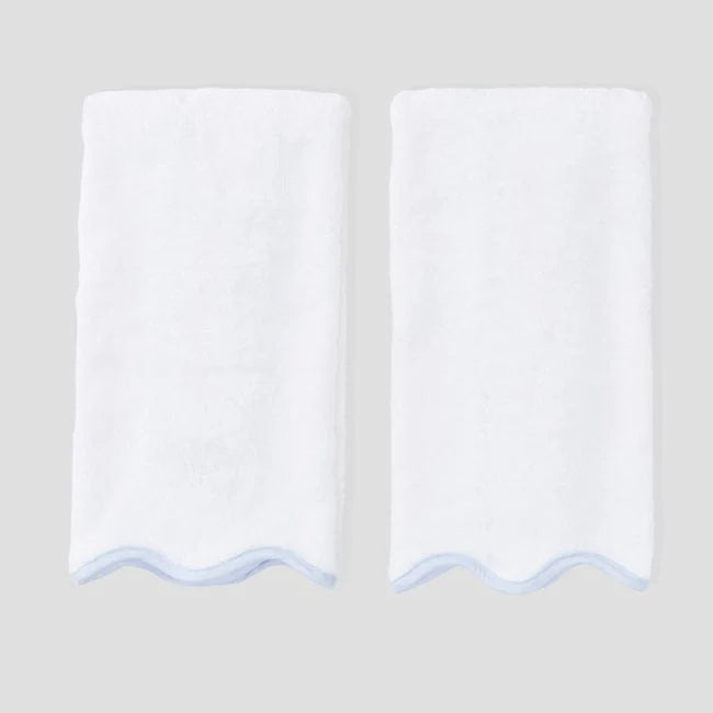 Scallop Hand Towels (pair)
