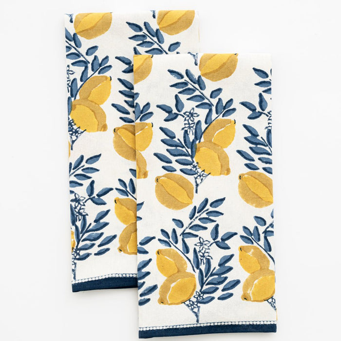 Lemon Vine Tea Towels