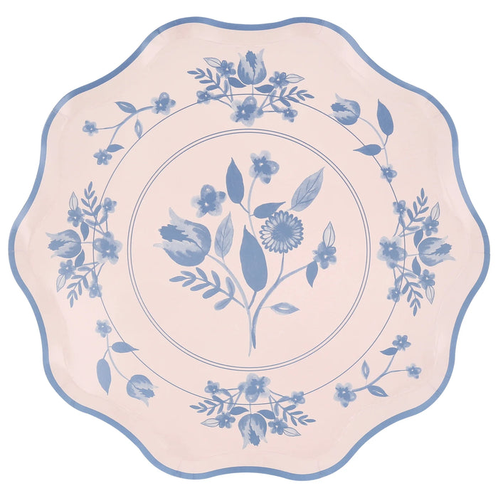 Vintage Botanical Dinner Plates