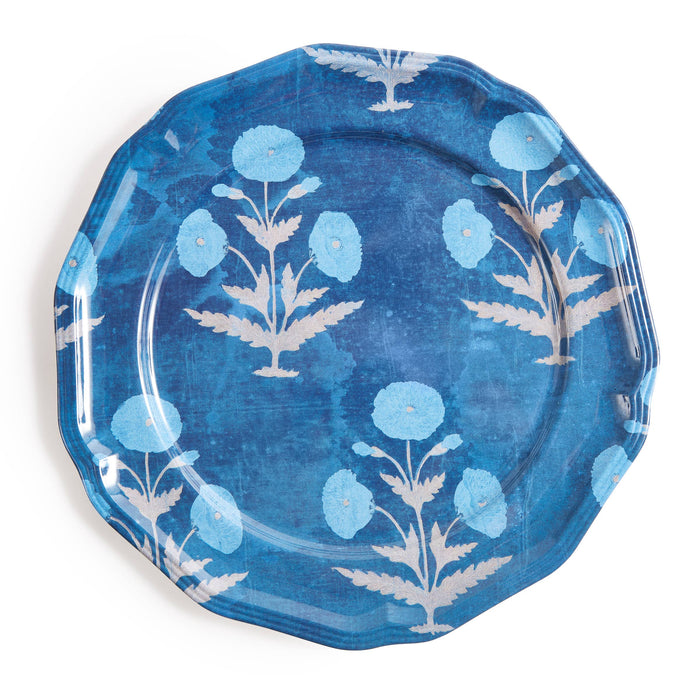 Poppy Blue Side Plates - Set of 4
