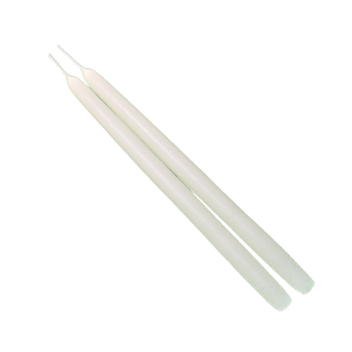 10" Taper Candles - Shell White