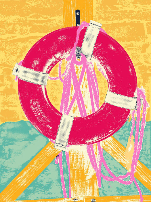 Dockside Duty - 18" x 24"