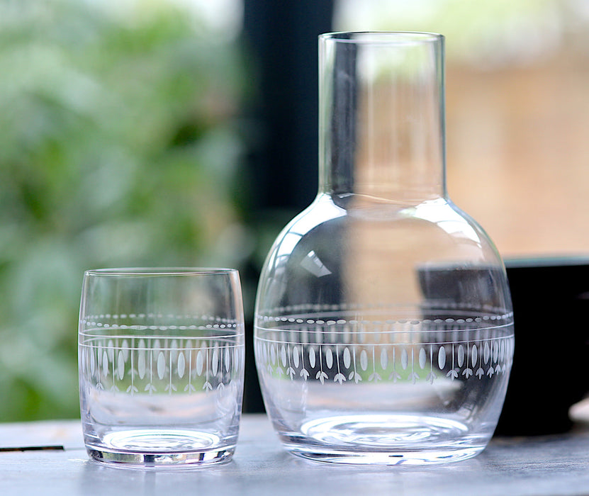 Carafe Set with Ovals Design