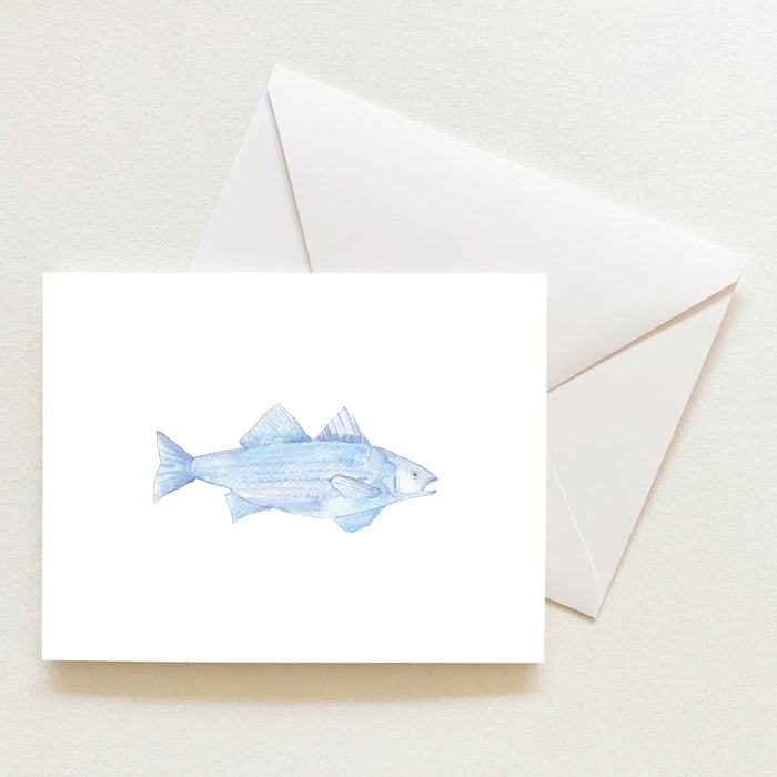 Blue Fish Sleeved Note Card