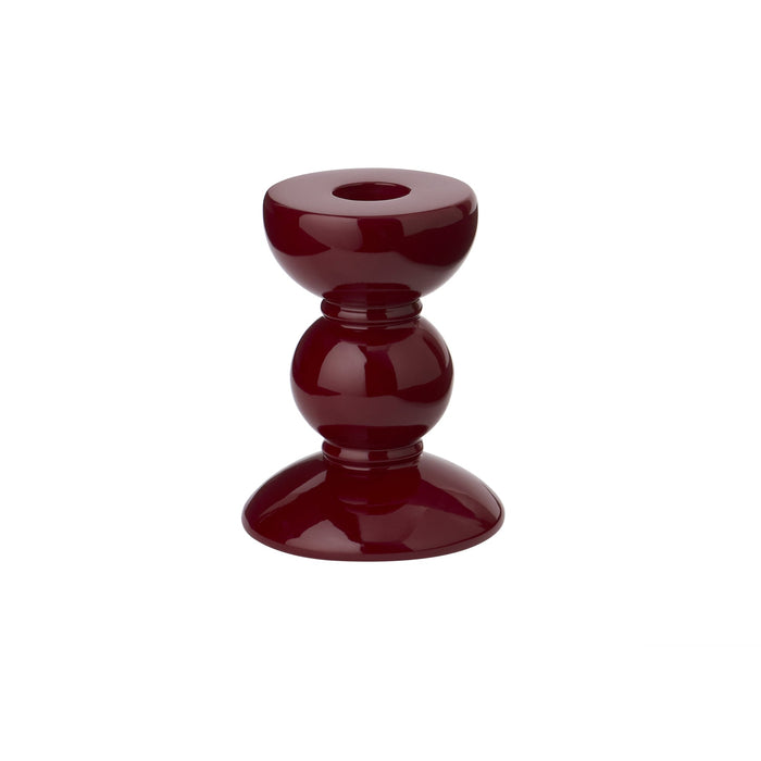 Small Cherry Bobbin Candlestick