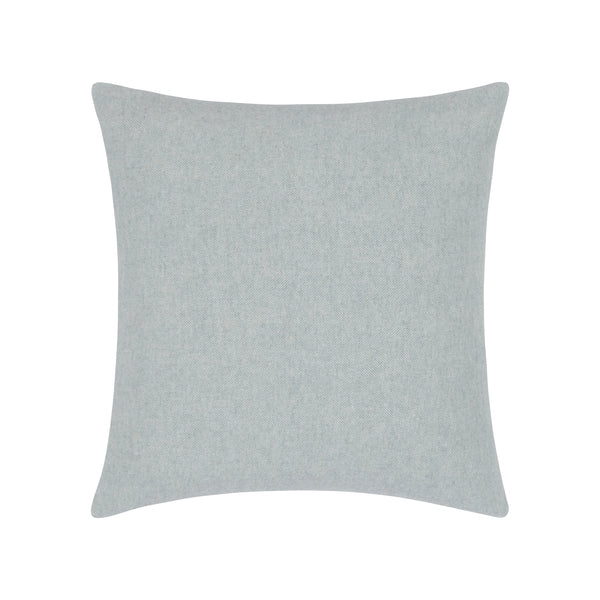 Crystal Blue Zip Solid Herringbone Pillow